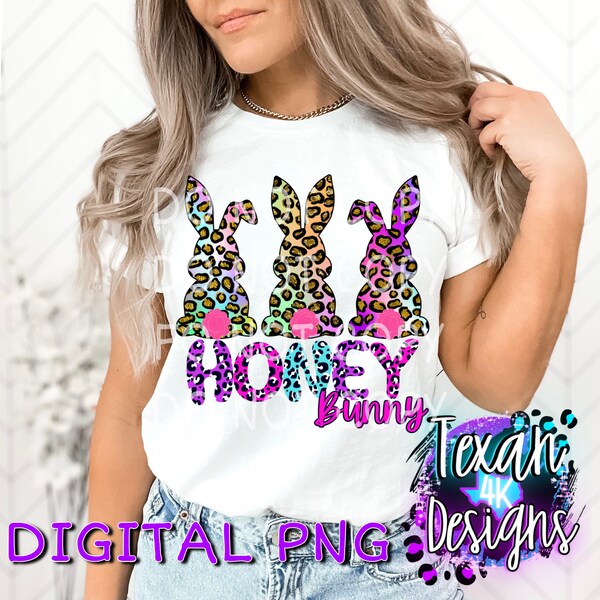 Honey Bunny - DIGITAL PNG - easter