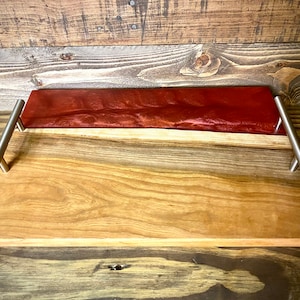 Beautiful Wood & Resin Charcuterie Board