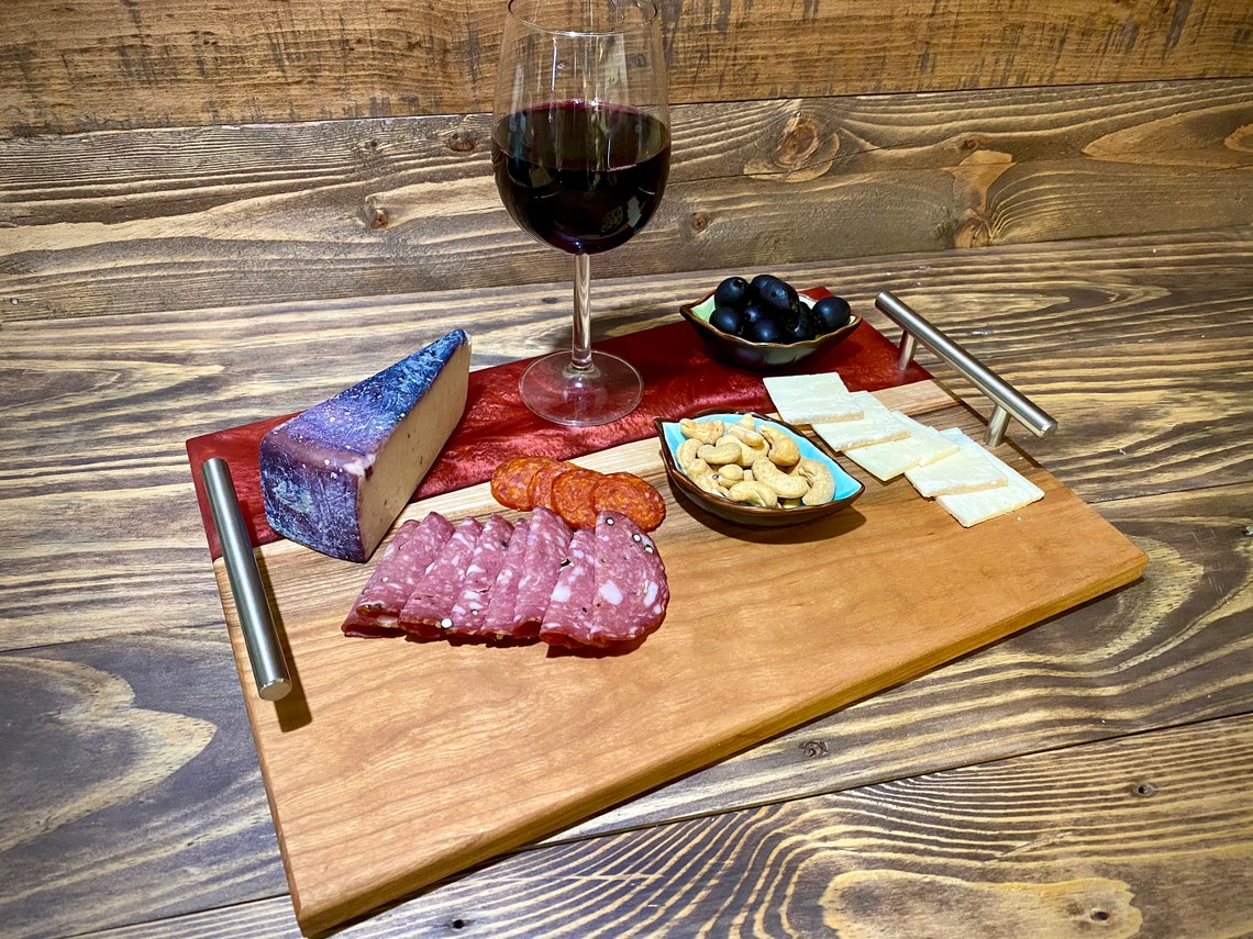 Beautiful Wood & Resin Charcuterie Board Etsy