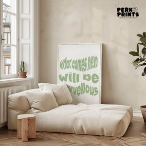 What Comes Next Will be Marvellous / Fred di nuovo ispirato poster stampa / EDM Electronic Techno House Music / Festival Music Rave Lover Print