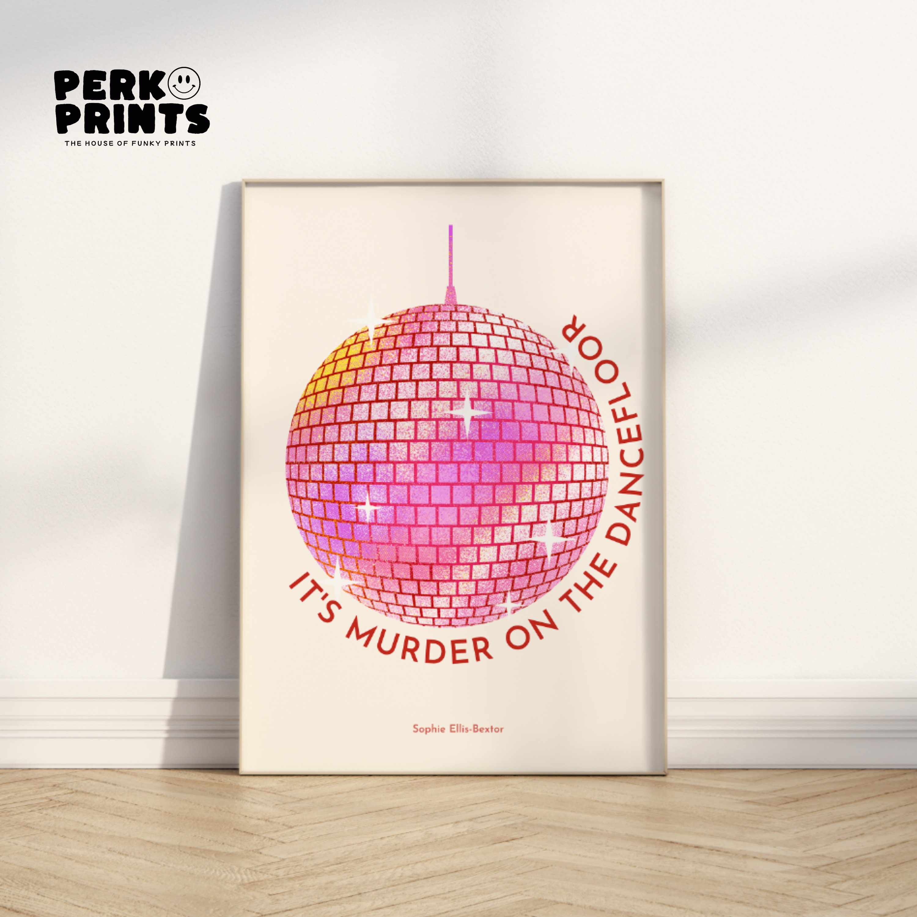 Murder on the Dancefloor Disco Ball Art Inspired by Sophie