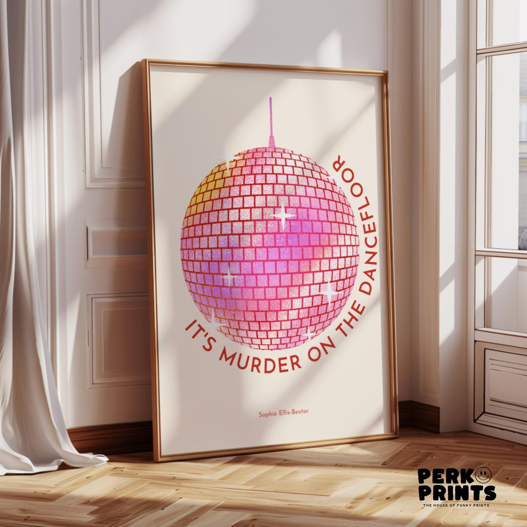 MURDER ON THE DANCEFLOOR ポスターフレーム付き30×40 MURDER ON THE DANCEFLOOR ポスターフレーム付き30×40（It's