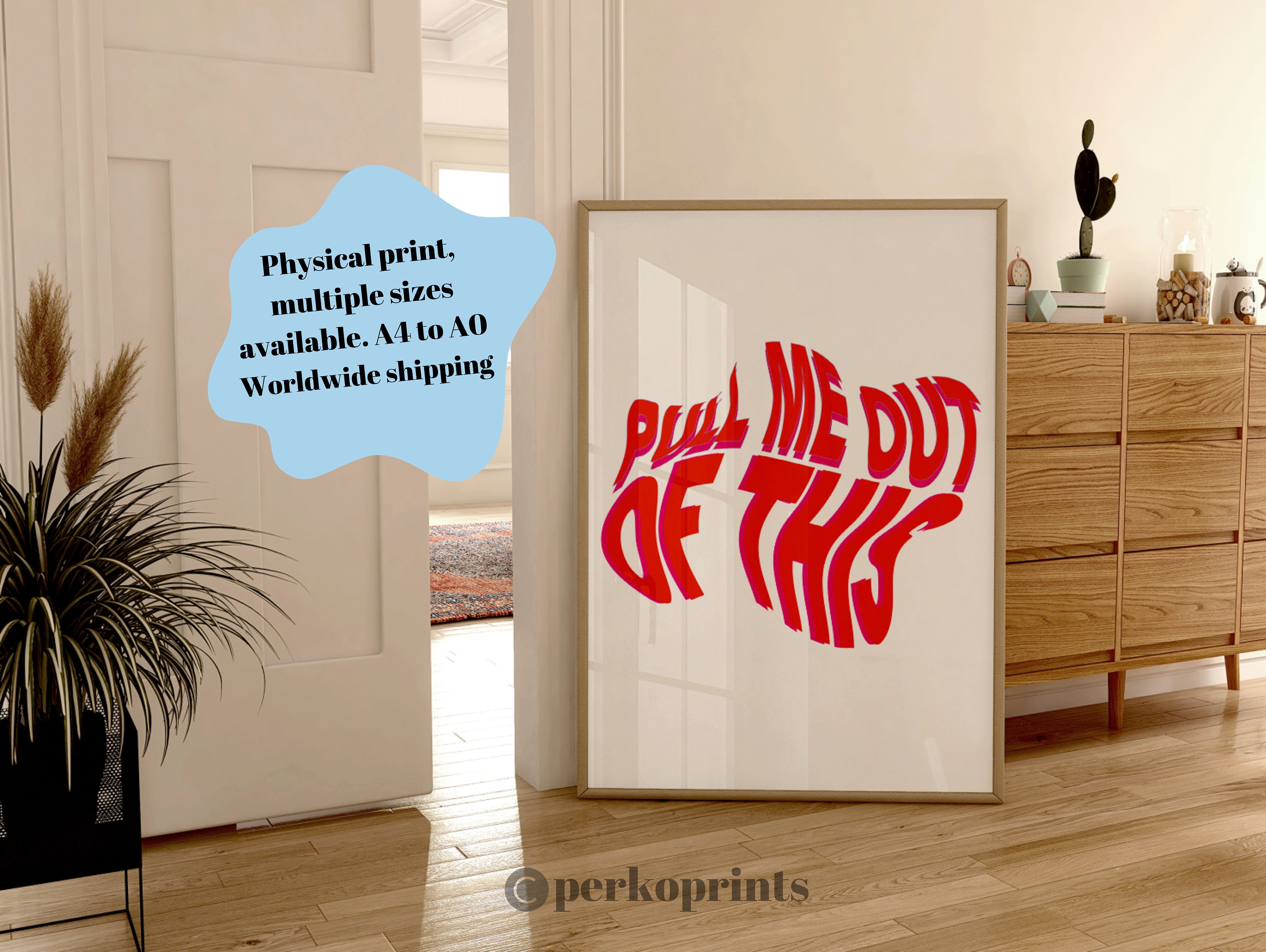 Pull Me Out of This Inspired by Fred Again & Delilah Montagu Red