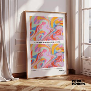 Innerbloom 5:46 Poster für Rufus Du Sol Lovers Perfekte Wandkunst für Haus EDM | Festival Rave Kunst Dekor | Ideales Geschenk für Musikliebhaber