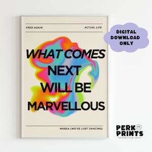 Fred Wieder Kyle Ich habe dich gefunden | Druck Typografie DJ Disco Grafik Digitaler Download Poster Künstler Lyrik Digital Abstrakte Kunst Festival Rave