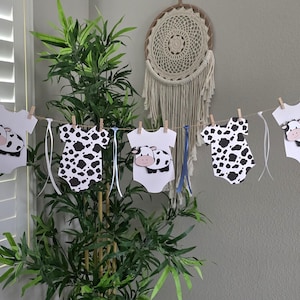 Holy cow baby shower banner,New Cowboy in the town banner,Holy cow baby shower decor,Cow boy baby shower decor,Cowgirl baby shower banner
