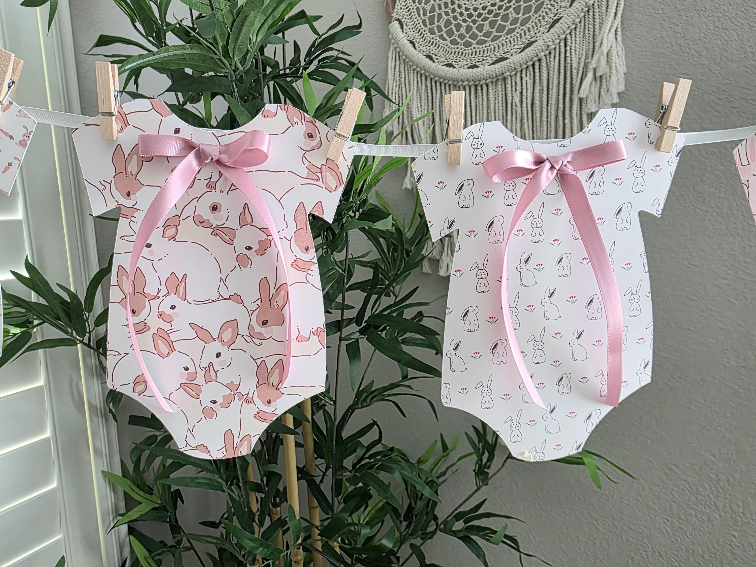 Bunny Baby Shower Banner, Spring Easter Decor - Etsy