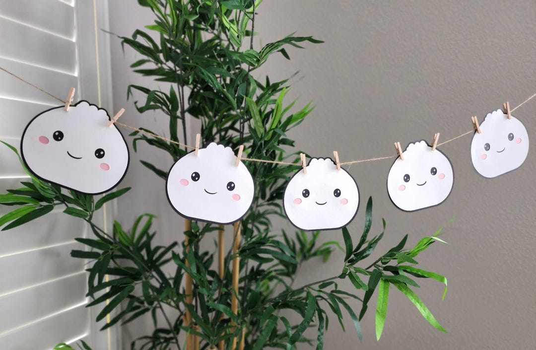 Little Dumpling Banner, Bao Banner, Baby Shower Bao Banner, Dim Sum ...