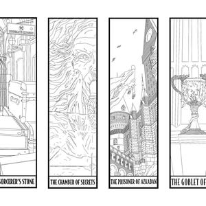 Set of 7, Printable Bookmarks