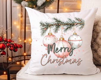 Christmas Premium Pillow Case, Printed on Both Sides, Xmas Holiday Decor, Christmas Home Decor, Merry Christmas Cover