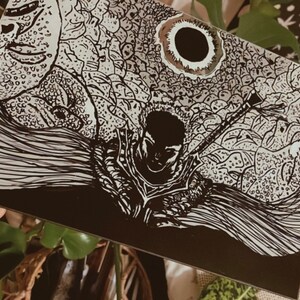 Guts, the eclipse - glass art