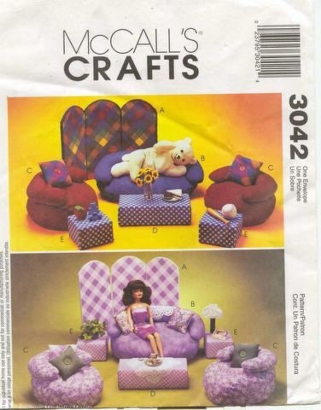 Barbie doll furniture patterns Clearance