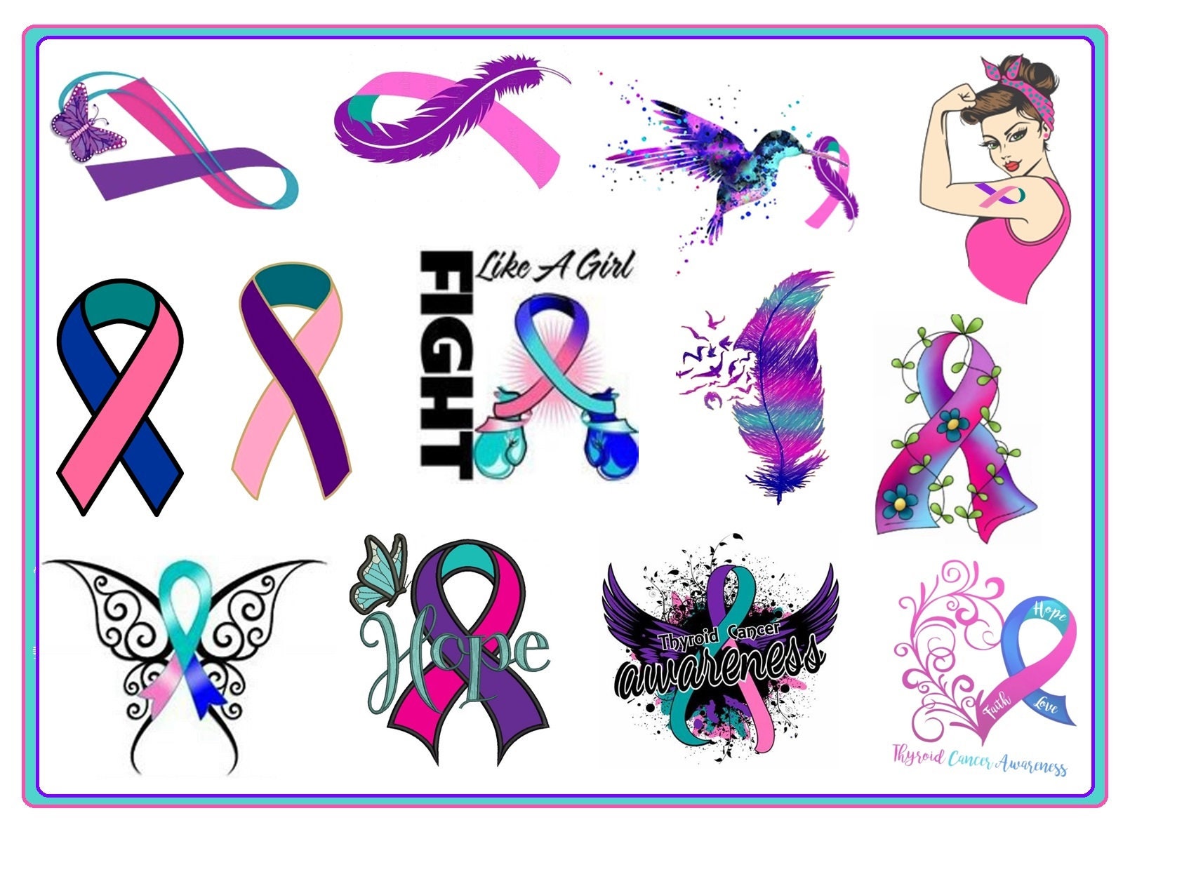 Awareness Tattoos - Etsy Awareness Tattoos - Etsy