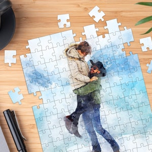 Personalized Puzzle Jigsaw Photo Puzzle Gift For Husband Anniversary Gift for Wife Engagement Gift Wedding Anniversary Gift Boyfriend