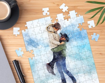 Puzzle personnalisé Puzzle photo cadeau pour mari cadeau d'anniversaire pour femme cadeau de fiançailles cadeau d'anniversaire de mariage petit ami