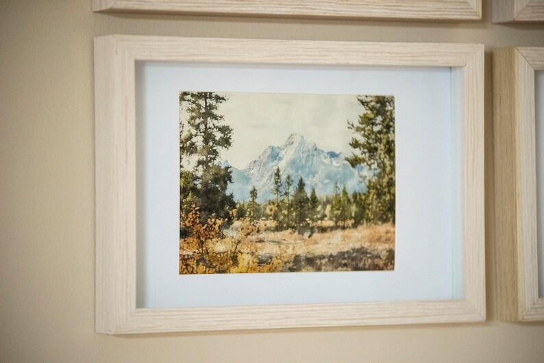 Buffalo PrintNational Park Bison Wall Art Yellowstone Home Decor Giclee Watercolor Yellowstone National Park PrintVacation Memories