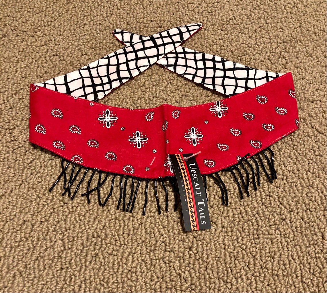 Handmade Reversible Pet Bandanas Etsy