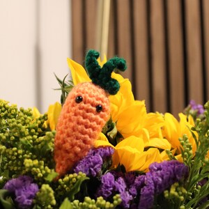 Crochet Carrot Stuffed Toy, amigurumi, soft