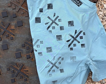 Dubrovnik Manhole Cover Print T-Shirt: DBV Airport Street Art Souvenir
