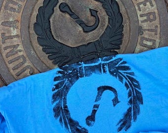 Cartagena Anchor Manhole T-Shirt, Unisex Tee, Unique Travel Souvenir