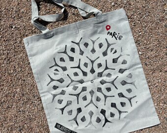 Hand-Pulled Montmartre Manhole Print Backpack & Tote Bag - Paris Street Art