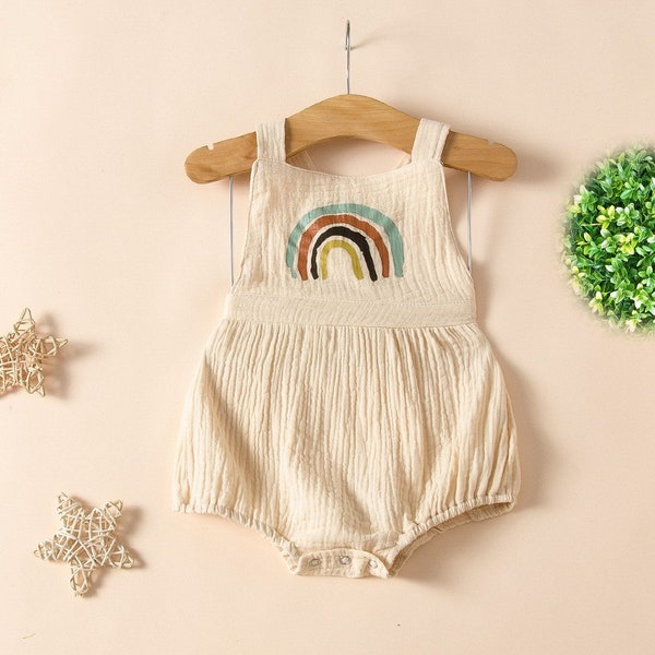Baby Rainbow Onesie | Baby Bodysuit | Organic Cotton | Unique Print | Baby Shower Gift | Newborn Gift