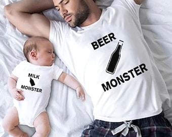 Bijpassende familiesets: papa en baby