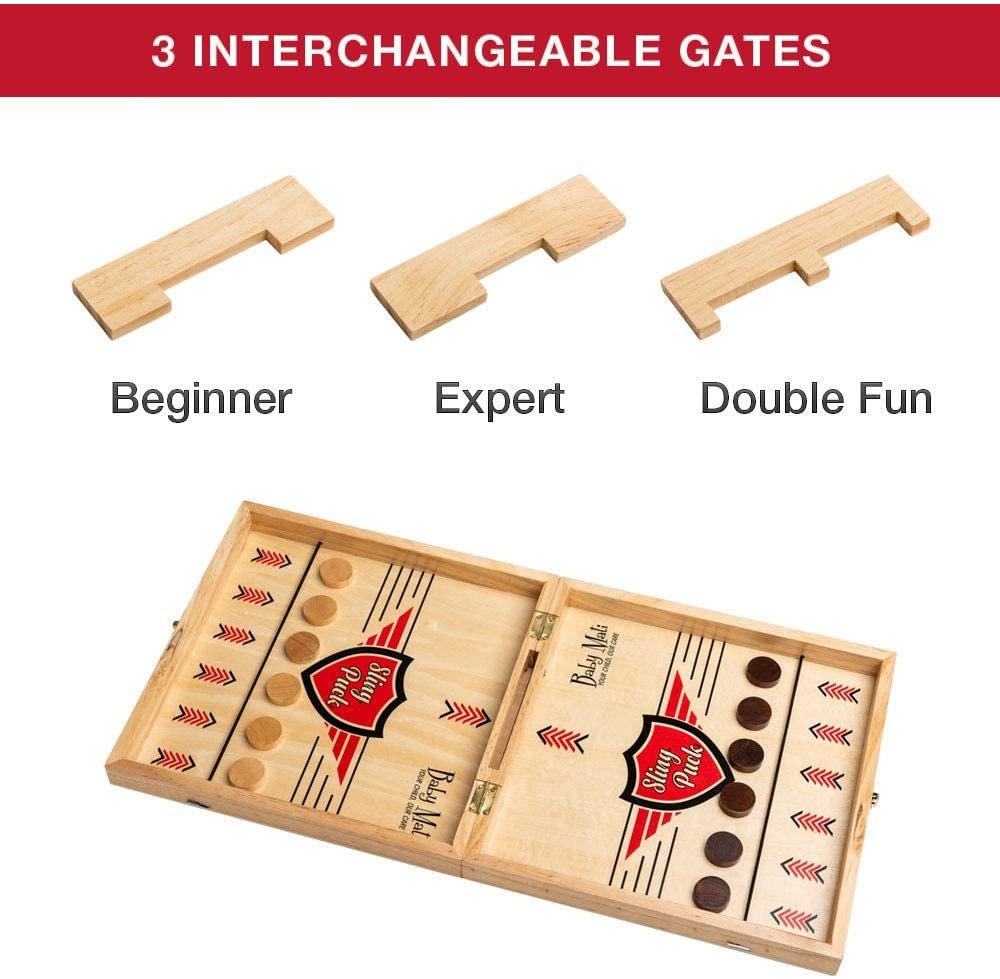 Large Fast Sling Puck Game with Three Swappable Gates 4in1 Etsy