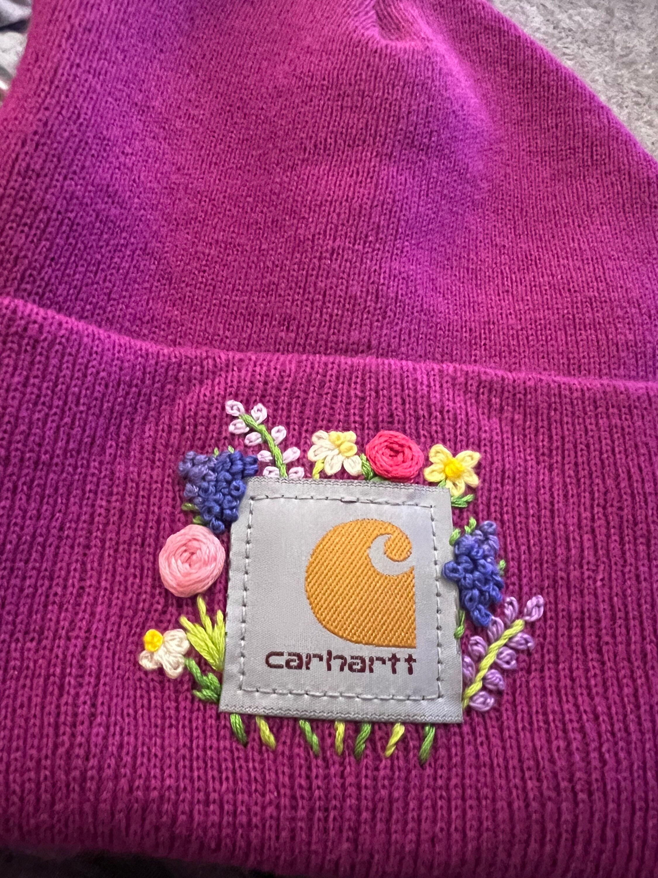 hot pink beanie carhartt