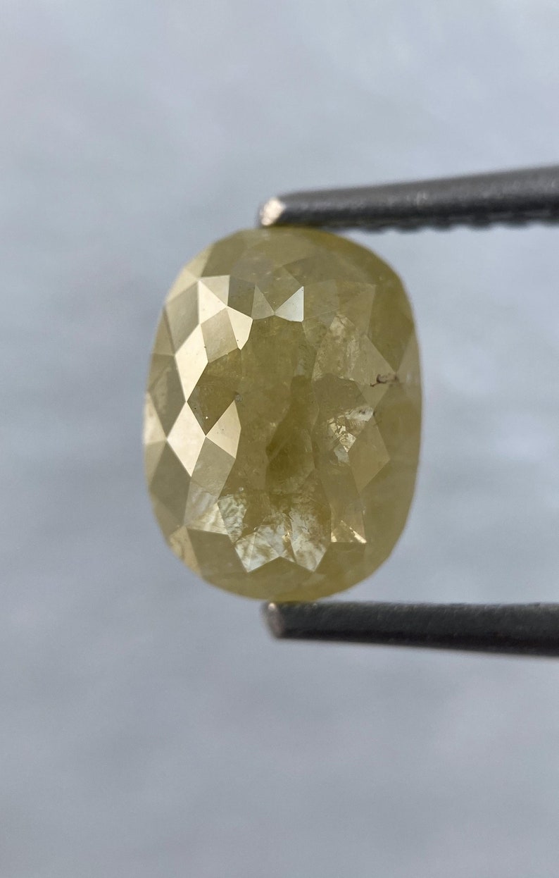 2.16 Carat Weight Natural Loose Diamond salt and pepper Diamond Oval shape Diamond Pair for Diamond Earring or Diamond ring 8.25X 6.14 MM