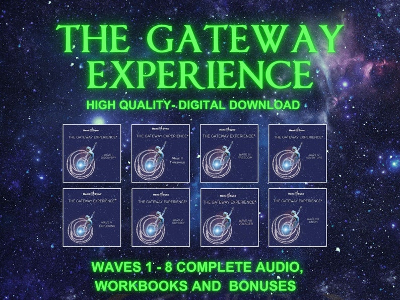 De complete gateway-ervaring van Hemi-Sync Wave 1 8 volledige collectie afbeelding 1