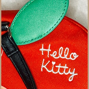 Hello Kitty Apple Die Cut Wristlet Bag/Pouch image 5