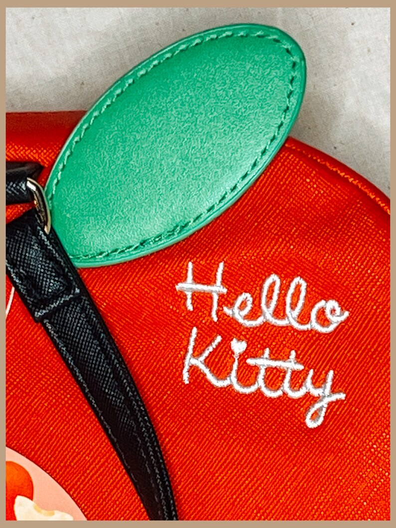 Hello Kitty Apple Die Cut Wristlet Bag/Pouch image 5