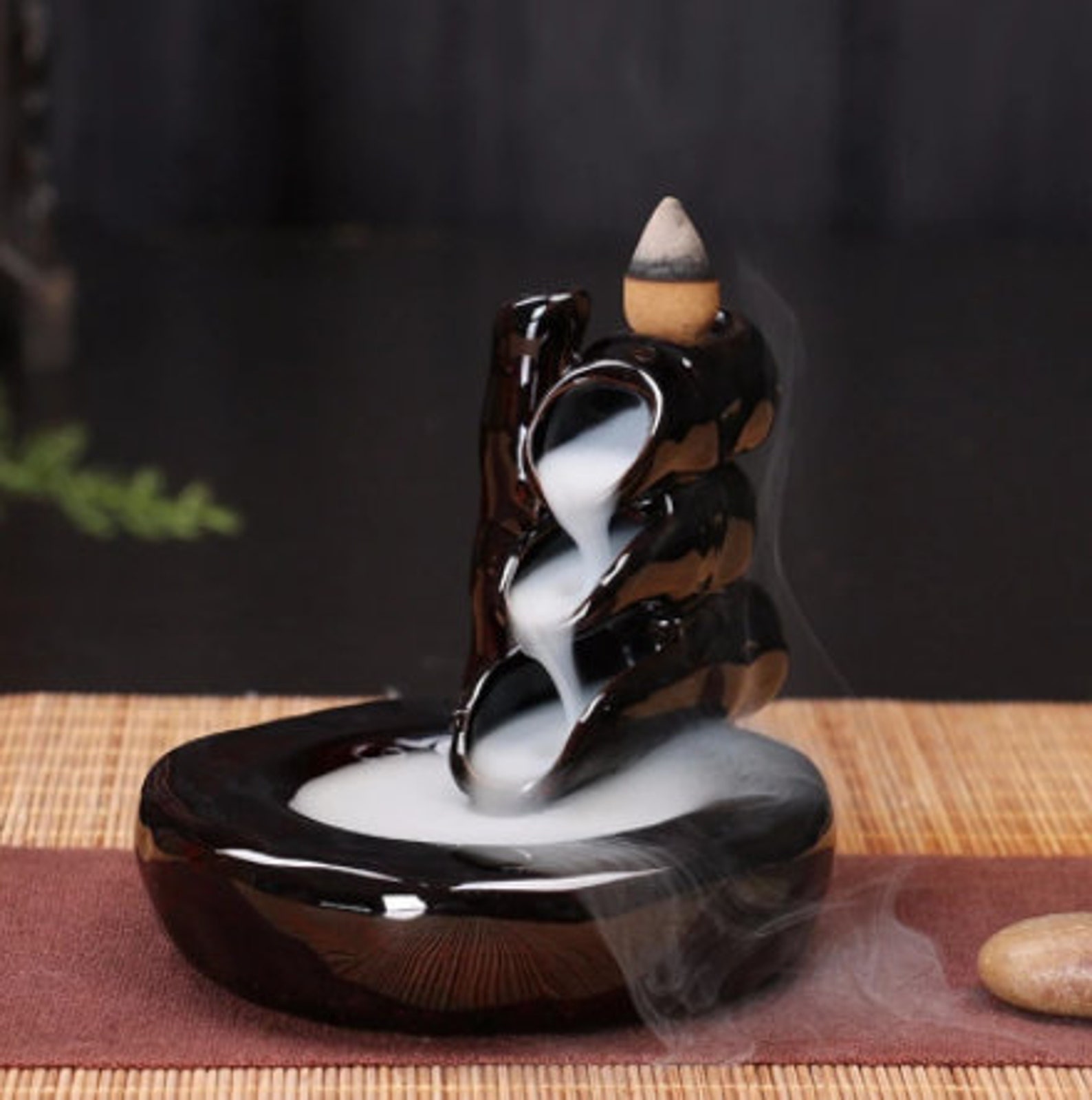 Waterfall Incense Burner Etsy