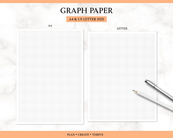 Grid Paper Template 8x11