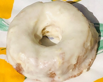 Gourmet Guilt-Free keto, diabetic friendly, paleo, and gluten free Lemon Cake Donuts