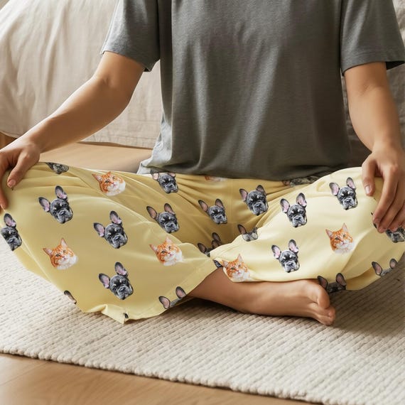 Custom Photo Funny And Cute Best Mom Ever - Personalized Pajama Pants