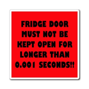 Funny Kitchen Refrigerator Magnet