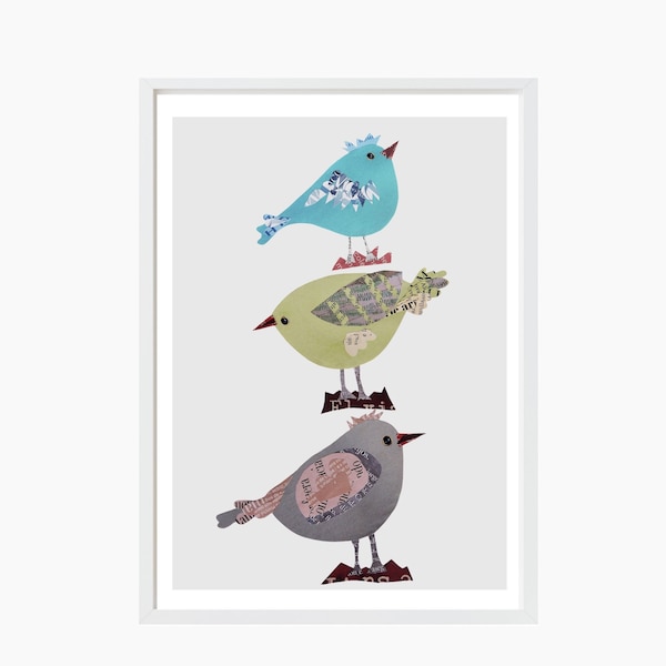Bird Nursery Art Etsy