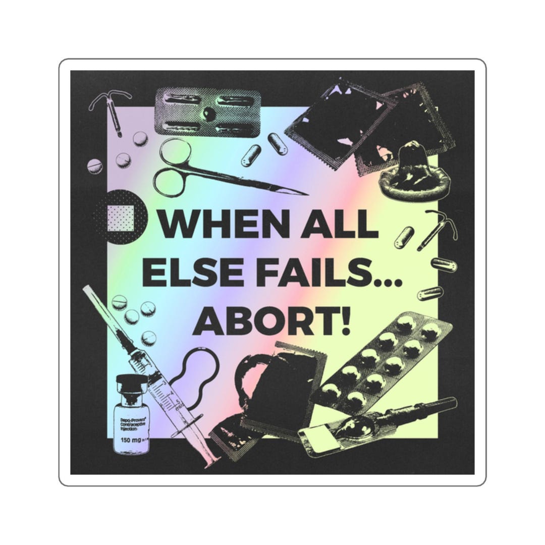 When All Else Fails - Square Sticker - Etsy