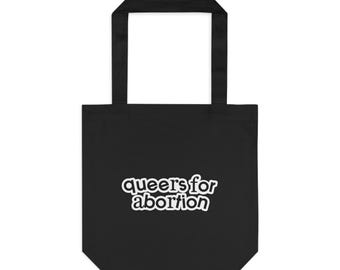 Queers for Abortion - Cotton Tote Bag