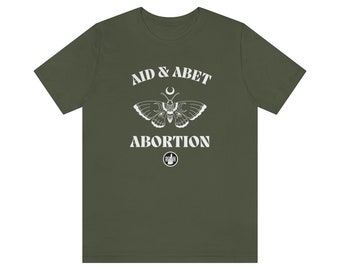Aid & Abet Abortion Jersey Short Sleeve Tee
