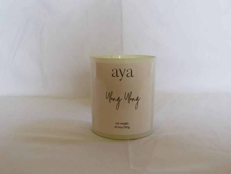 Perfect Birthday Present Ylang Ylang Strong Scent Hand-Poured in the UK EasterGift Double-Wick Ylang Ylang 30CL Candle 100/% Soy Wax
