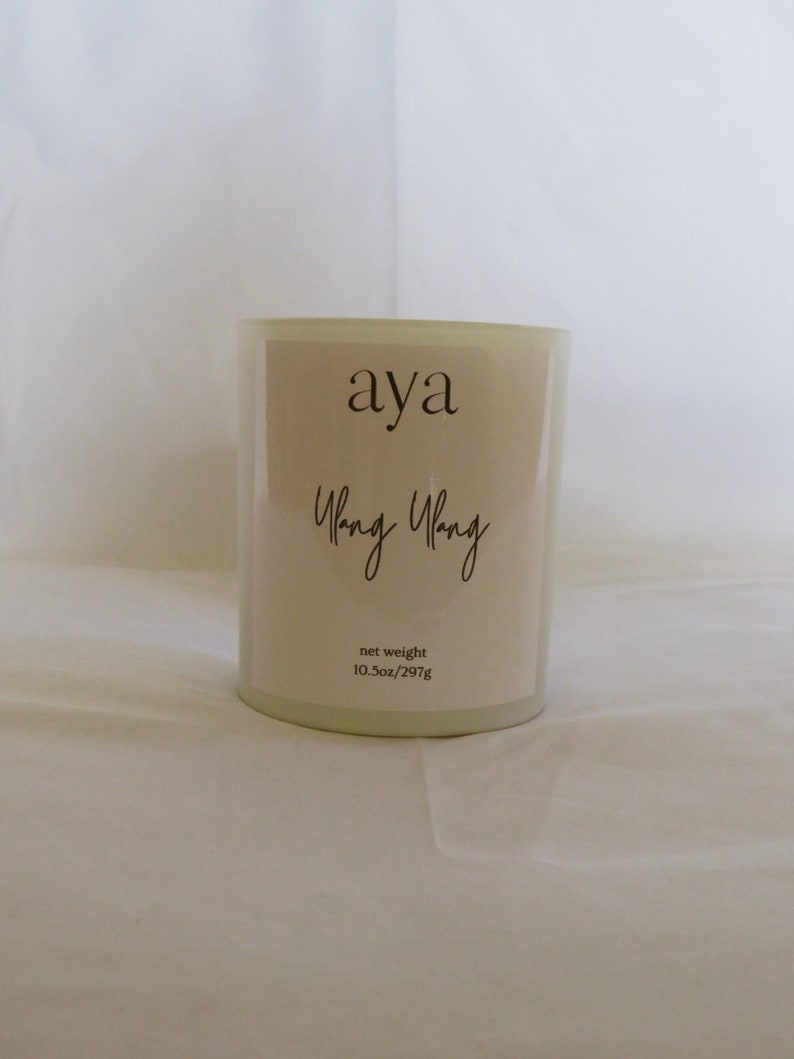 Perfect Birthday Present Ylang Ylang Strong Scent Hand-Poured in the UK EasterGift Double-Wick Ylang Ylang 30CL Candle 100/% Soy Wax