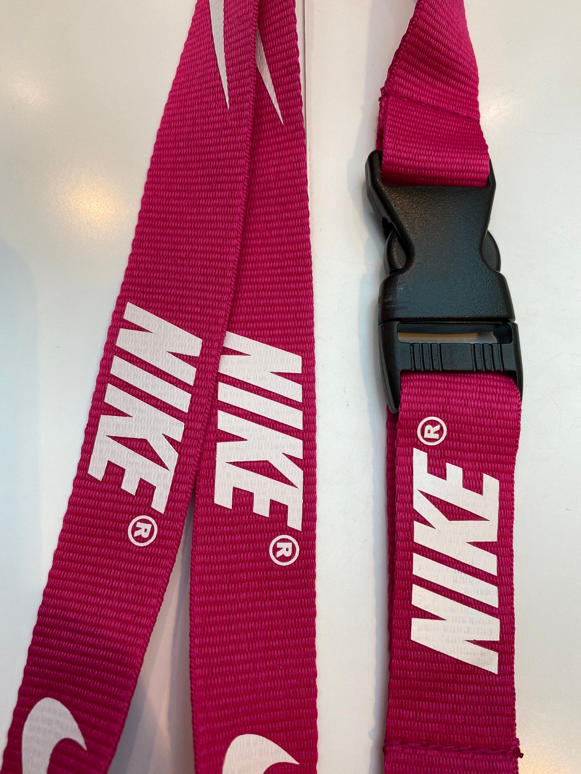 nike keychain pink