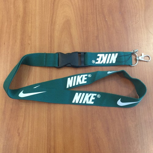 Nike Red Black Lanyard Detachable Keychain Badge ID Holder Etsy