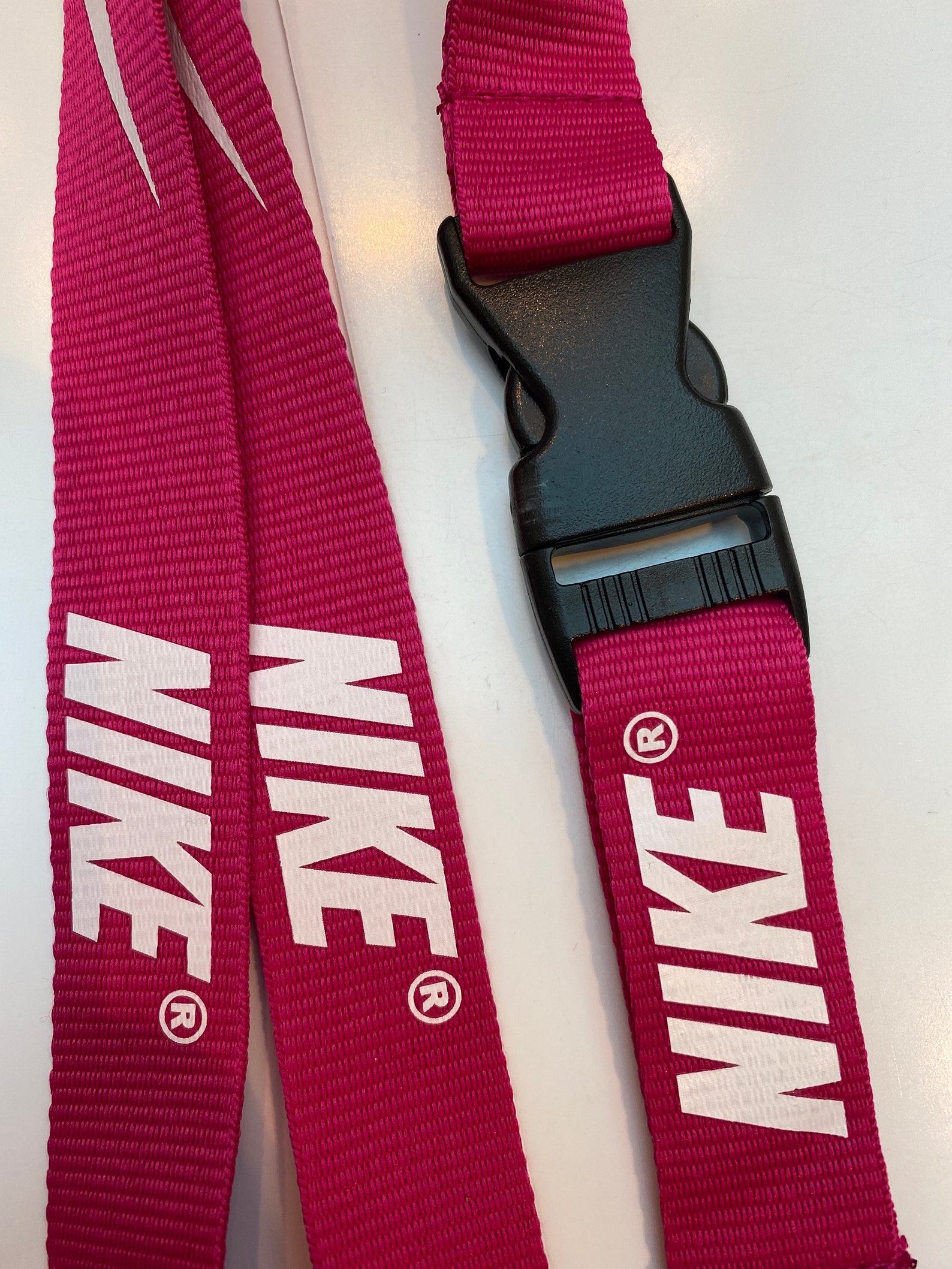 nike keychain pink