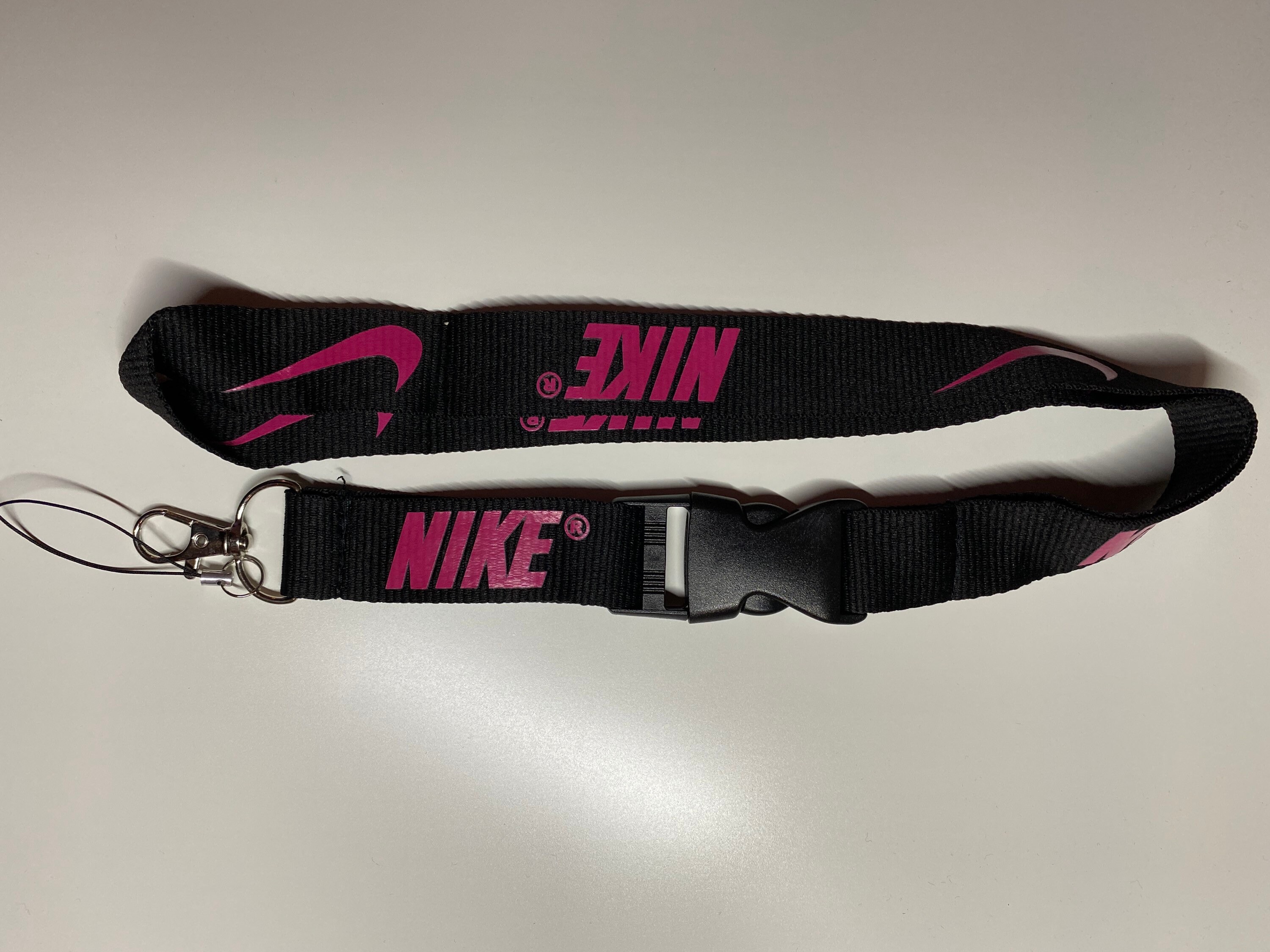 nike keychain pink