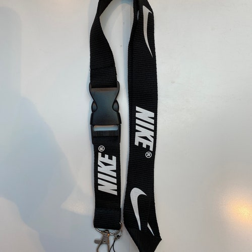 Nike Lanyard Detachable Keychain Badge ID Holder Phone Strap Etsy