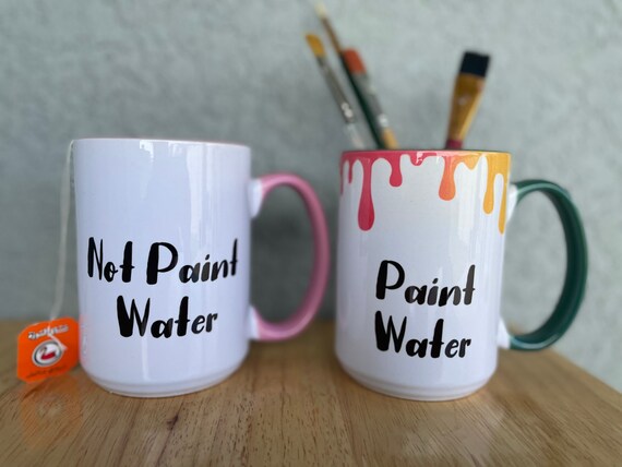 Paint Water Caution Mug